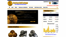 What Amergold.com website looked like in 2019 (5 years ago)