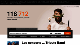 What Annuaire.118712.fr website looked like in 2019 (5 years ago)