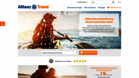 What Allianz-reiseversicherung.de website looked like in 2019 (5 years ago)