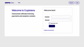 What App.cryptolens.io website looked like in 2019 (5 years ago)