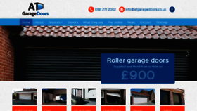 What A1garagedoors.co.uk website looked like in 2019 (5 years ago)