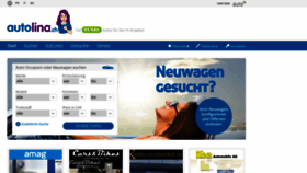 What Autolina.ch website looked like in 2019 (5 years ago)