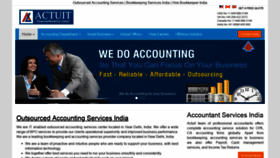 What Actuitindia.com website looked like in 2019 (5 years ago)