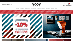 What Agofstore.com website looked like in 2019 (5 years ago)