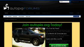 What Autopiaforums.com website looked like in 2019 (5 years ago)