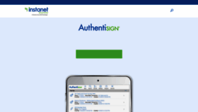 What App.authentisign.com website looked like in 2019 (5 years ago)