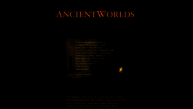 What Ancientworlds.net website looked like in 2019 (5 years ago)