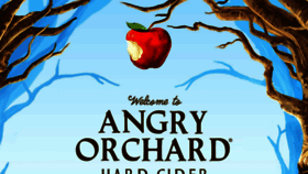 What Angryorchard.com website looked like in 2019 (5 years ago)
