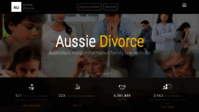 What Aussiedivorce.com.au website looked like in 2019 (5 years ago)