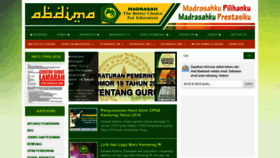 What Abdimadrasah.com website looked like in 2019 (5 years ago)