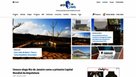 What Archdaily.com.br website looked like in 2019 (6 years ago)