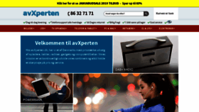 What Avxperten.dk website looked like in 2019 (5 years ago)