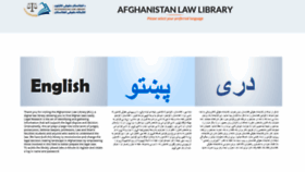 What Afghanlaws.com website looked like in 2019 (5 years ago)