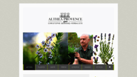 What Altheaprovence.com website looked like in 2019 (5 years ago)