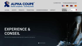 What Alphacoupe.com website looked like in 2019 (5 years ago)