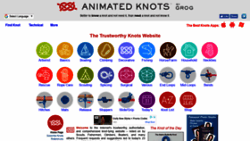 What Animatedknots.com website looked like in 2019 (5 years ago)