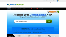 What Active-domain.com website looked like in 2019 (5 years ago)