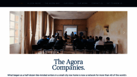 What Agora-inc.com website looked like in 2019 (5 years ago)