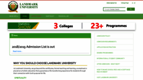 What Admission.lmu.edu.ng website looked like in 2019 (5 years ago)