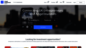 What Angelinvestmentnetwork.co.uk website looked like in 2019 (5 years ago)
