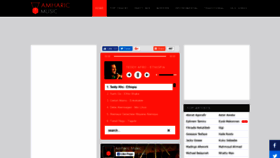 What Amharicmusic.net website looked like in 2019 (5 years ago)