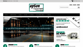 What Apton.fr website looked like in 2019 (5 years ago)