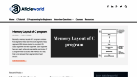 What Aticleworld.com website looked like in 2019 (5 years ago)