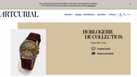 What Artcurial.com website looked like in 2019 (5 years ago)