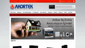 What Akortek.com website looked like in 2019 (5 years ago)