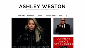 What Ashleyweston.com website looked like in 2019 (5 years ago)