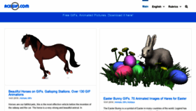 What Acegif.com website looked like in 2019 (7 years ago)