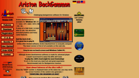 What Ariston-backgammon.de website looked like in 2019 (5 years ago)
