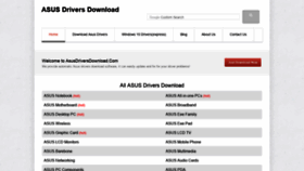 What Asusdriversdownload.com website looked like in 2019 (5 years ago)