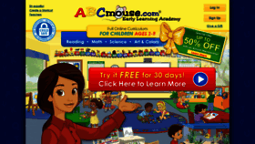 What Abcmouse.com website looked like in 2019 (5 years ago)
