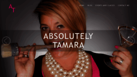 What Absolutelytamara.com website looked like in 2019 (5 years ago)