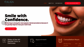 What Aligndentalcare.lk website looked like in 2019 (5 years ago)