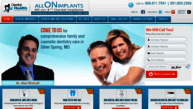 What Allonimplants.com website looked like in 2019 (5 years ago)