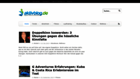 What Aktivblog.de website looked like in 2019 (5 years ago)