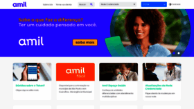 What Amil.com.br website looked like in 2019 (7 years ago)