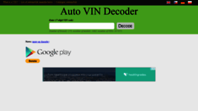 What Auto-vin-decoder.com website looked like in 2019 (5 years ago)