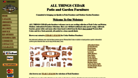 What Allthingscedar.com website looked like in 2019 (5 years ago)