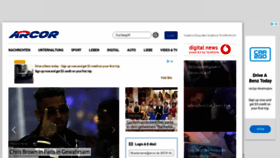 What Arcor.de website looked like in 2019 (6 years ago)