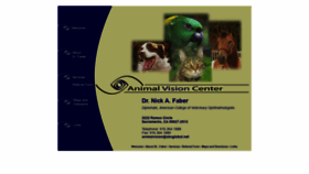 What Animalvisioncenter.com website looked like in 2019 (5 years ago)