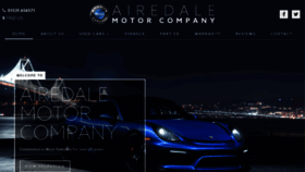 What Airedalemotorcompany.co.uk website looked like in 2019 (5 years ago)