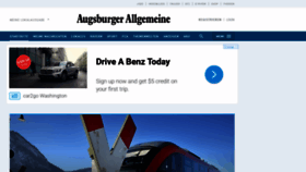 What Augsburger-allgemeine.de website looked like in 2019 (5 years ago)