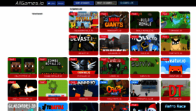 What Allgames.io website looked like in 2019 (5 years ago)