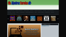 What Ajedrezeureka.com website looked like in 2019 (5 years ago)