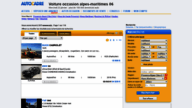What Alpes-maritimes.autocadre.com website looked like in 2019 (6 years ago)