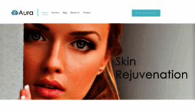 What Auraskinandhair.com website looked like in 2019 (5 years ago)