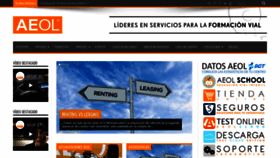 What Aeolservice.es website looked like in 2019 (5 years ago)